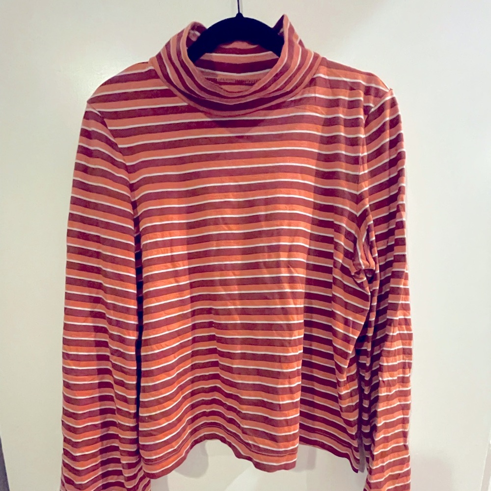 Madewell mock neck tee